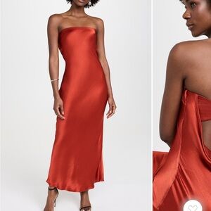 Bec and Bridge Moon dress in crimson. BRAND NEW without tags